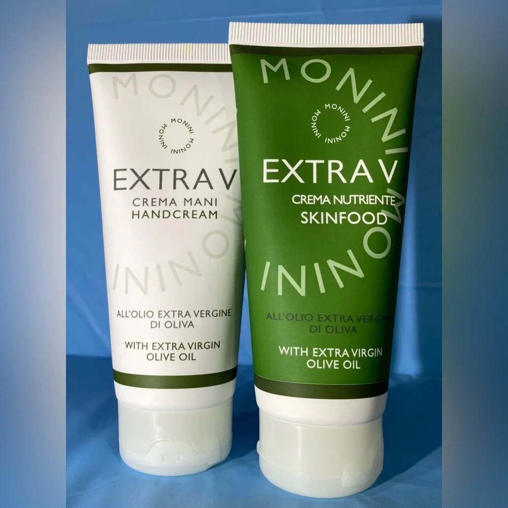2pcs Bundle Extra V Monini Handcream and Skinfood w/ Extra Virgin Olive Oil - Picture 1 of 3